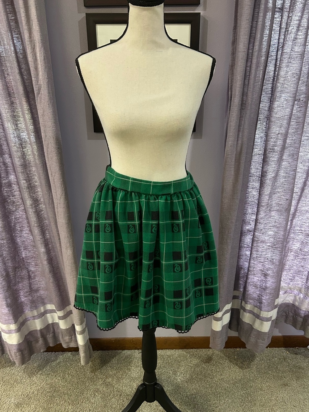 Harry Potter Slytherin Mini Skirt